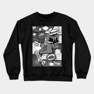 Comics - Black & White Crewneck Sweatshirt